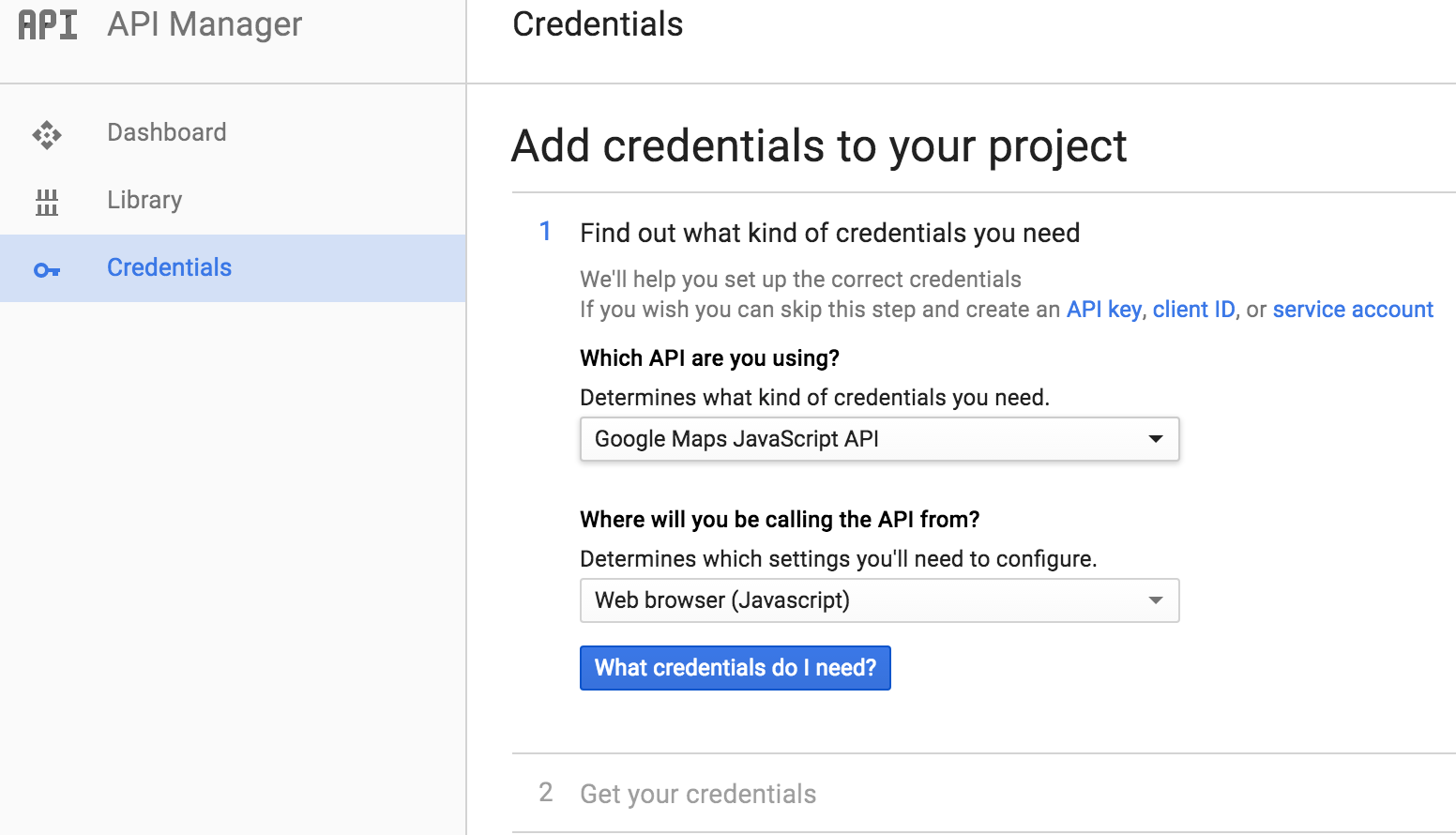 Generate Google API key on Console.Developers.Google.com